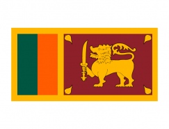 斯里兰卡国旗矢量图