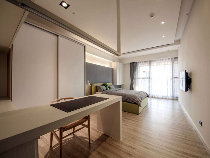 极简大气的台湾Loft公寓设计