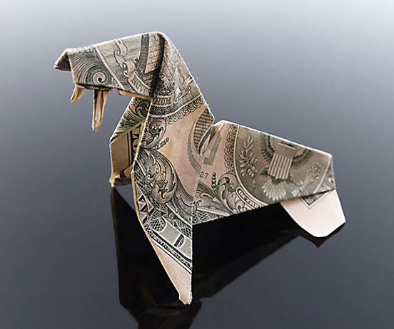Craig Sonnenfeld美元钞票折纸艺术(二)