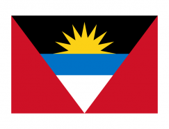 安提瓜和巴布达国旗矢量图