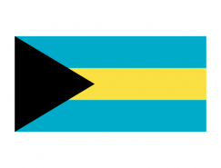 巴哈马国旗矢量图
