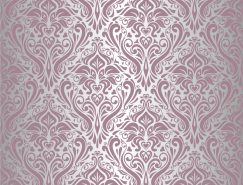 紫色花纹装饰图案背景矢量素材