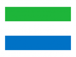 塞拉利昂国旗矢量图