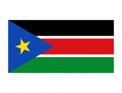 南苏丹国旗矢量图