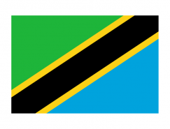 坦桑尼亚国旗矢量图