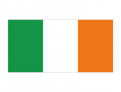 爱尔兰国旗矢量图
