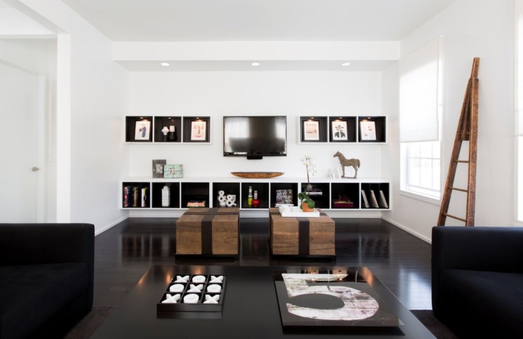 黑与白的纯粹空间:奥兰多现代公寓设计欣赏