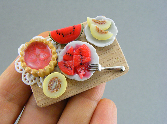 以色列艺术家Aaron Shay的创意微型食品模型