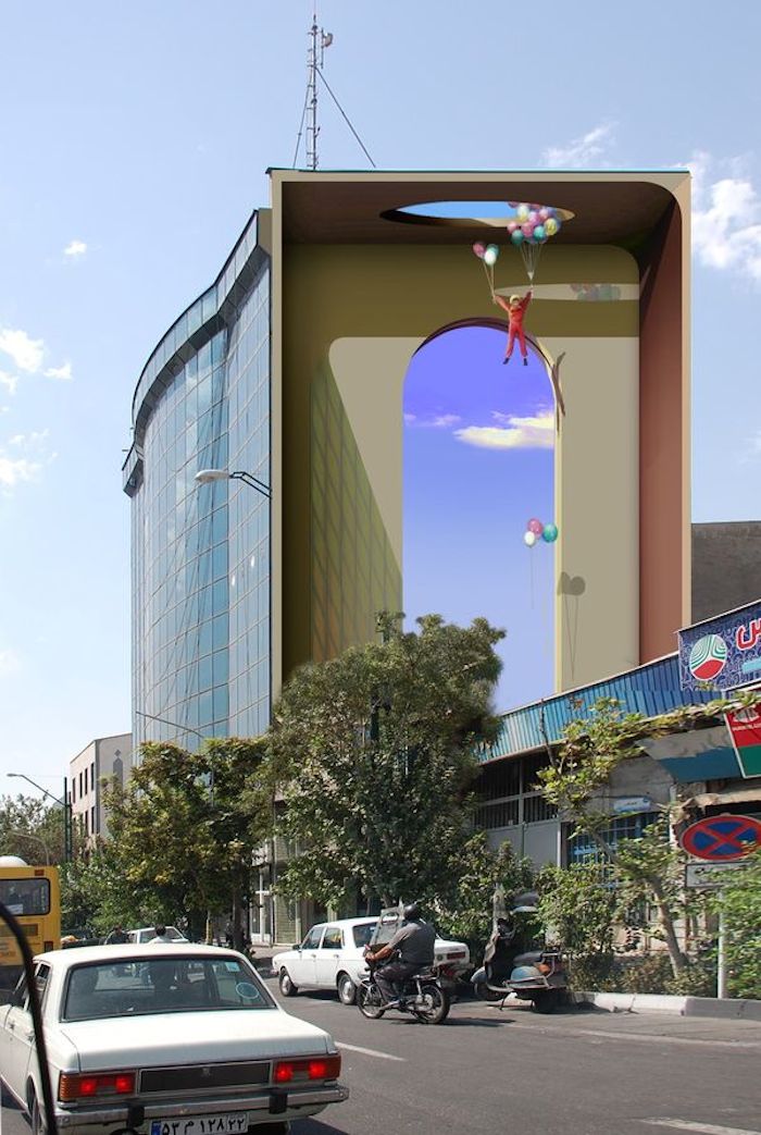 伊朗艺术家Mehdi Ghadyanloo 3D街头壁画艺术