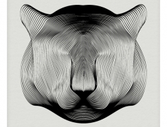 Andrea Minini创意黑白线条动物插画
