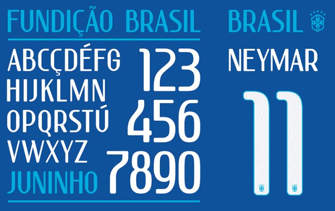 耐克為世界杯設計字體