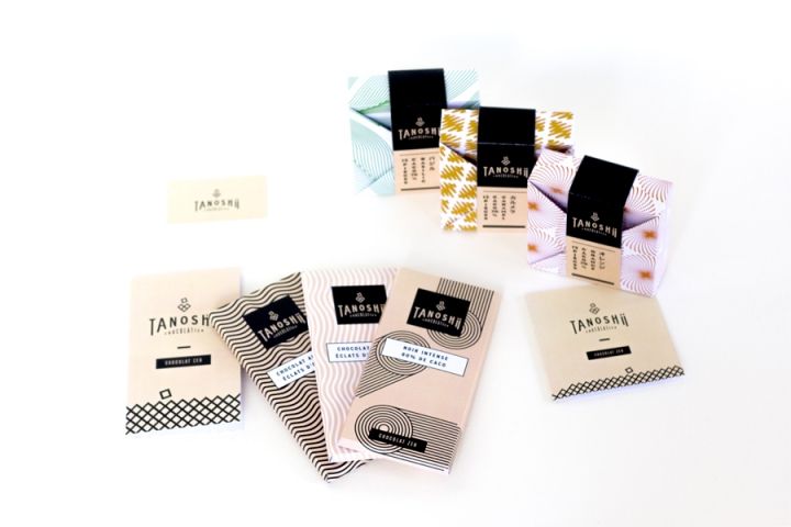 Tanoshii巧克力包装设计欣赏
