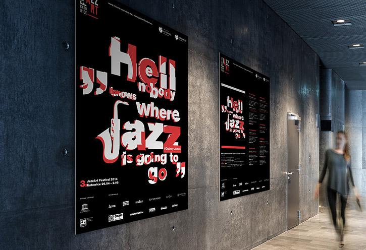Katowicel爵士艺术节宣传海报和折页设计