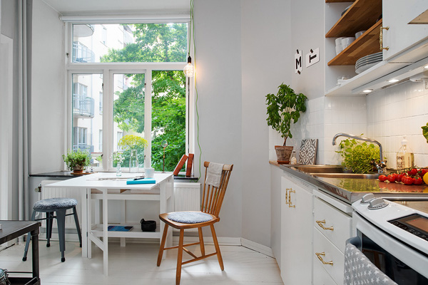 瑞典清新的33平米小公寓欣赏