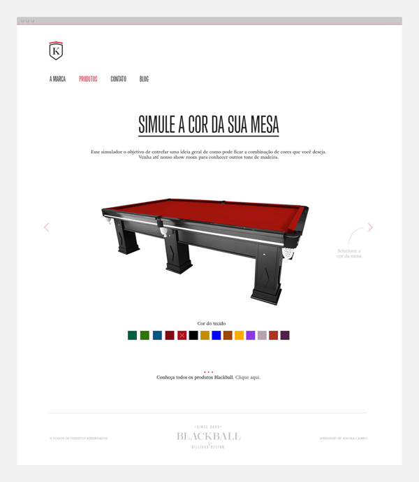 台球桌制造品牌Blackball视觉形象设计欣赏