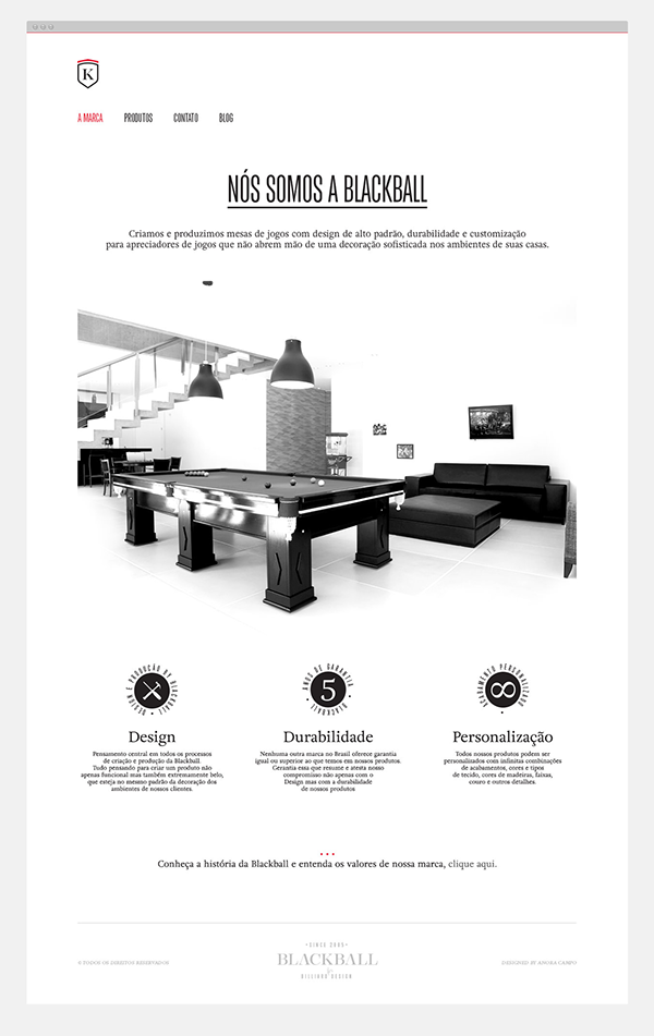 台球桌制造品牌Blackball视觉形象设计欣赏