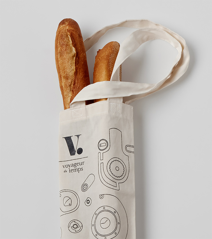 Voyageur Du Temps咖啡和面包店视觉形象设计
