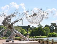 飛舞的精靈: Robin Wight不鏽鋼絲雕塑藝術