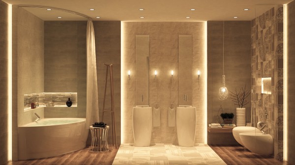 极致奢华的浴室卫生间设计