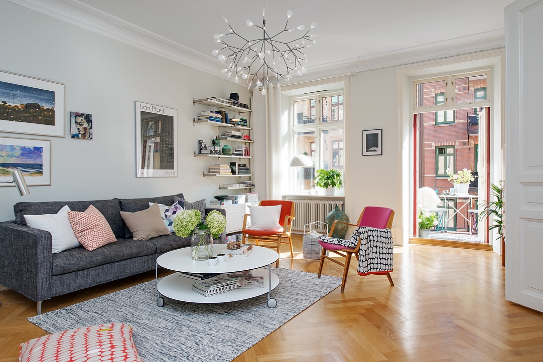 哥德堡114平米北欧风格公寓设计