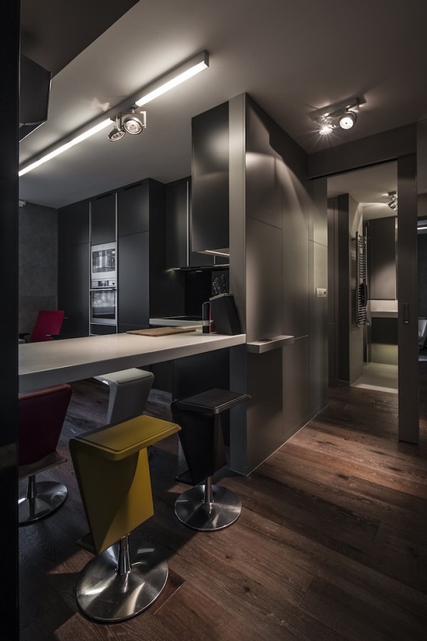 布达佩斯40平米时尚现代的小公寓设计
