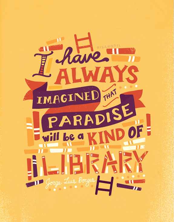 Risa Rodil漂亮的彩色字体排版海报设计