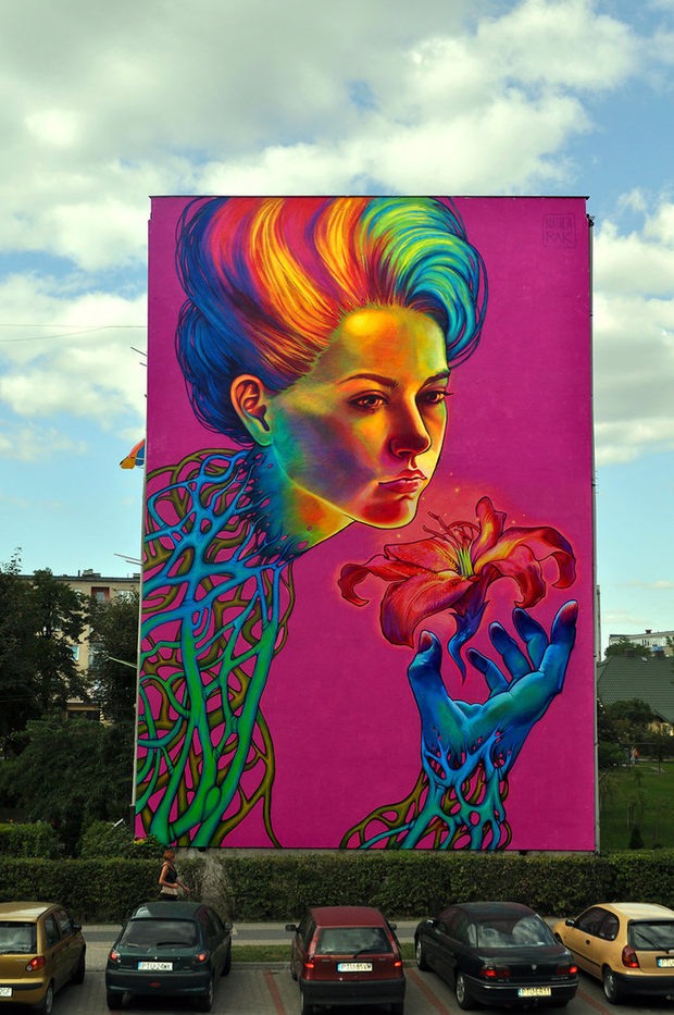 Natalia Rak漂亮的街头艺术作品