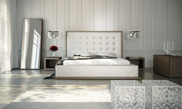 现代华丽的卧室设计欣赏