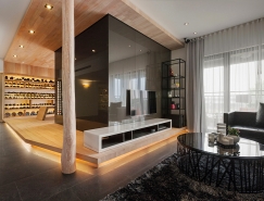 台北未來派設計理念的時尚開放式公寓