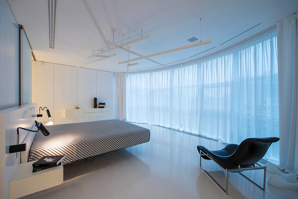 基辅简约优雅的200平现代公寓设计