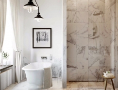 30款漂亮的大理石浴室設計欣賞