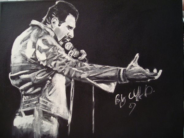 25张最美插画纪念Freddie Mercury(皇后乐队主唱)
