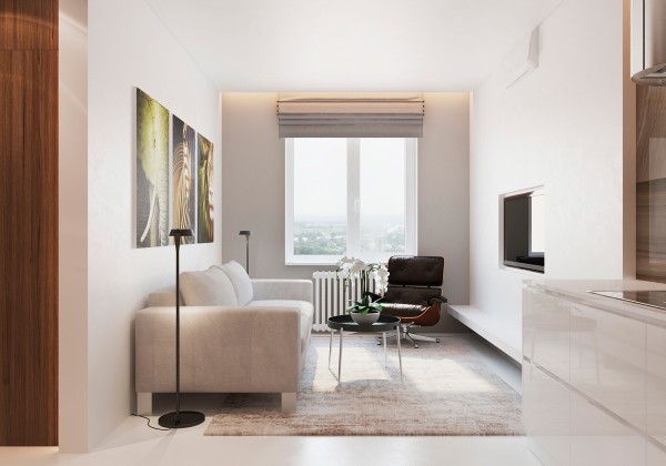 温暖的色调:4个时尚现代的公寓设计欣赏