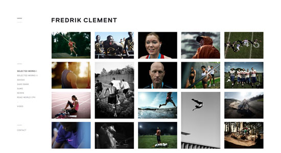 25个极简风格的摄影师网站设计