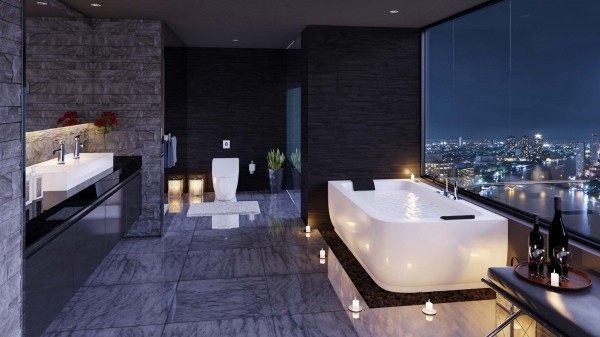 顶级奢华浴室设计欣赏
