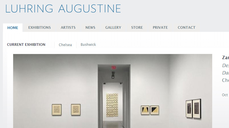 36个美术画廊和博物馆网站设计欣赏
