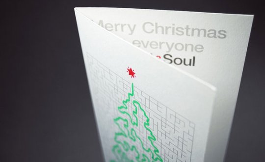30个漂亮的圣诞贺卡设计欣赏