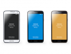 三星galaxy S5手机PSD素材