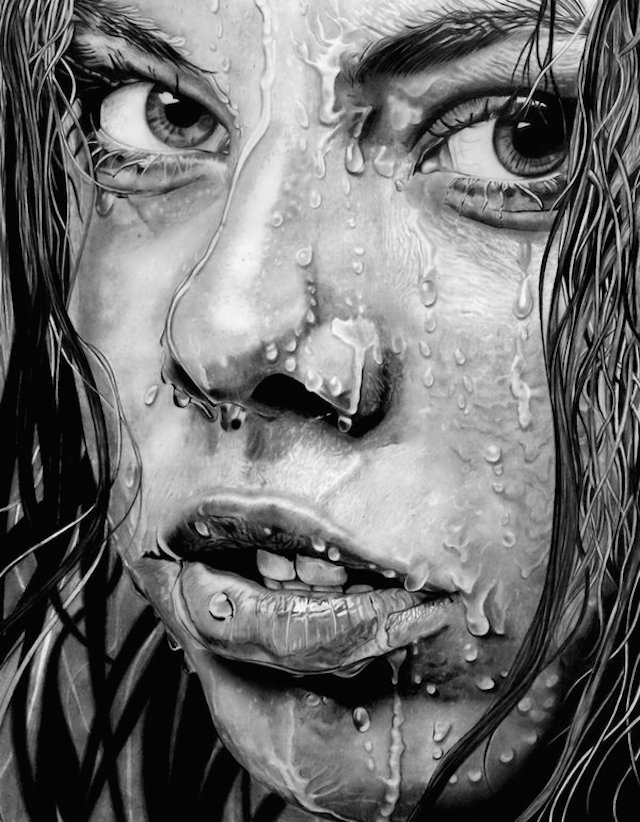 Paul Shangai超逼真的铅笔肖像画欣赏