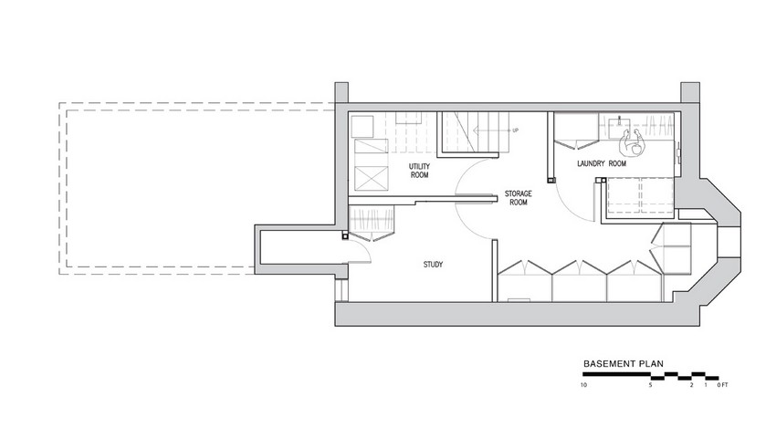 多伦多现代狭长型住宅设计