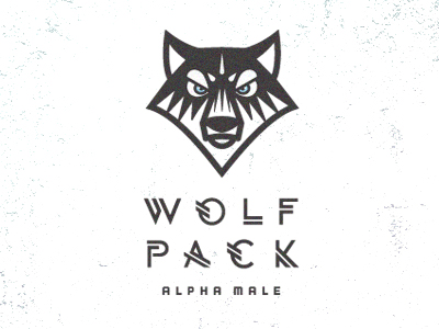 标志设计元素运用实例：狼(3)