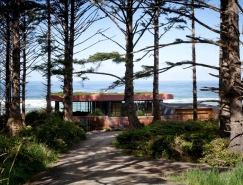 全景透明玻璃海濱度假別墅