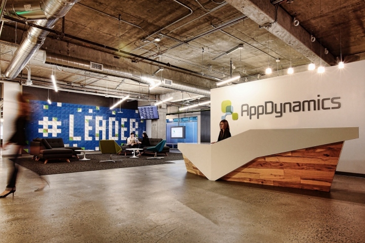 旧金山AppDynamics开放自由的办公空间设计