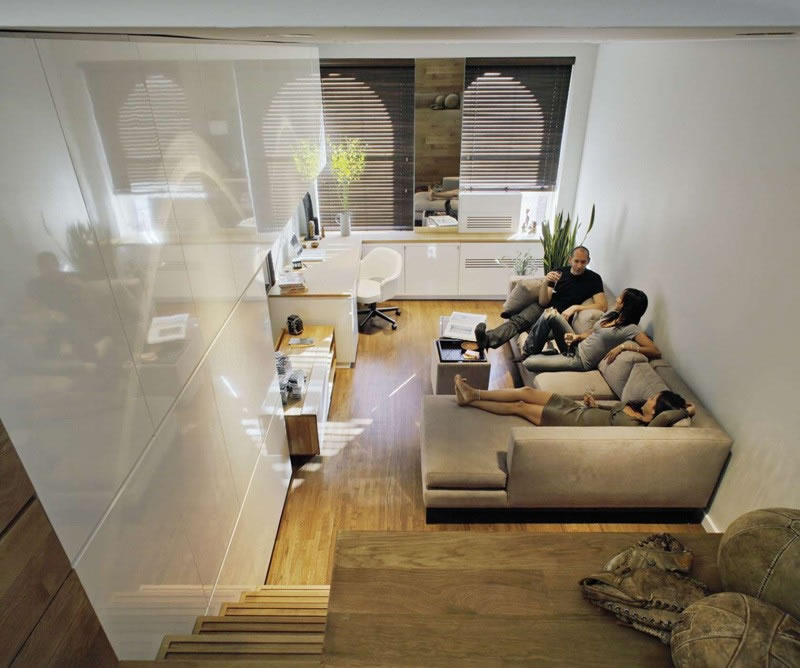 纽约45平米创意小空间住宅设计
