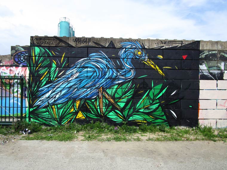 缤纷炫丽的动物画:街头艺术家DZIA作品欣赏
