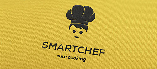 标志设计元素运用实例：厨师帽