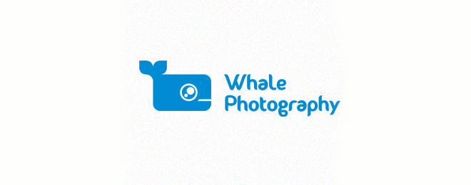 标志设计元素运用实例：鲸鱼(三)