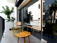 欢快的色彩和迷人的线条纹理:特拉维夫功能性公寓设计