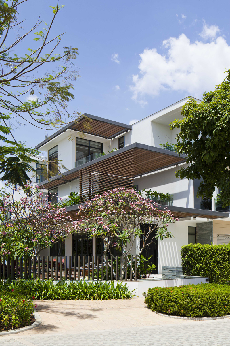 越南胡志明市西贡现代简约别墅设计