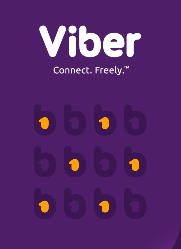 即时通讯工具Viber品牌形象设计